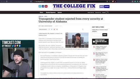 Trans Male OUTRAGED After Being REJECTED By EVERY Sorority, Leftists Cry LAWSUIT But AL Laws Say No