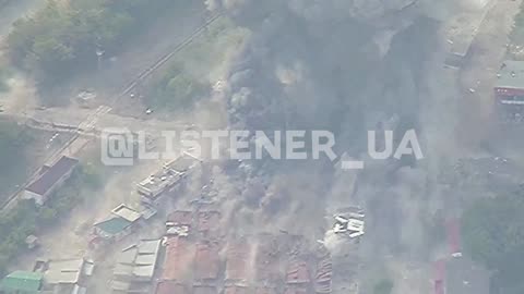 Russian FAB-bomb with UMPK attack in Kupyansk