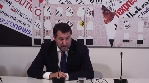 🔴Min. Matteo Salvini da Palazzo Grazioli, a Roma, per la conferenza con la stampa estera (26.9.2024)