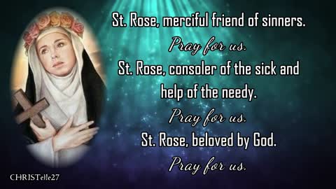 ST. ROSE OF LIMA NOVENA : Day 4 | Patron Saint of Embroiderers, Gardeners, Florists, etc.