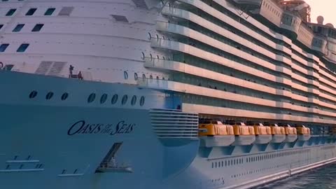 worldwide big cruise ship video