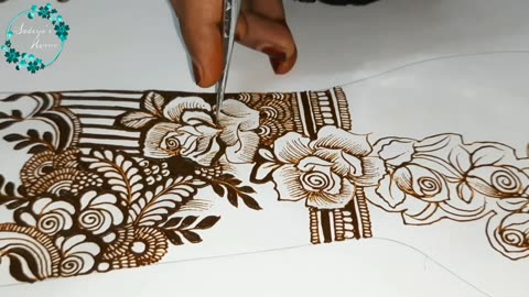 Mehndi class 20 | Back Hand Rose Mehndi Designs | backhand Mehndi designs | Full Mehndi tutorial