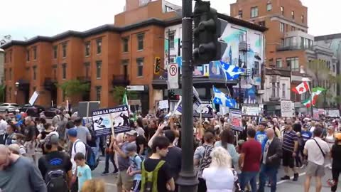 Montréal Manif Mon Corps Mon Choix Canada 5 Juin 2021