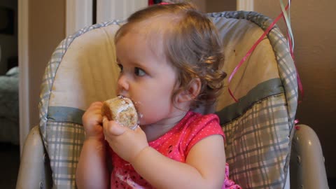 Baby Madeline's One Years Old First Birthday Cake