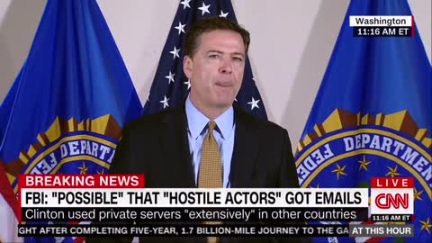 Comey: Despite Evidence of Lawbreaking, ‘No Reasonable Prosecutor’ Would Bring Charges