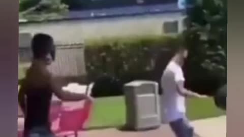 Bully pushes victim too far and takes a nap