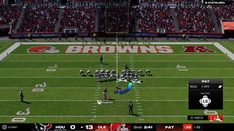 Madden 25 - Regs H2H Houston Texans VS Cleveland Browns