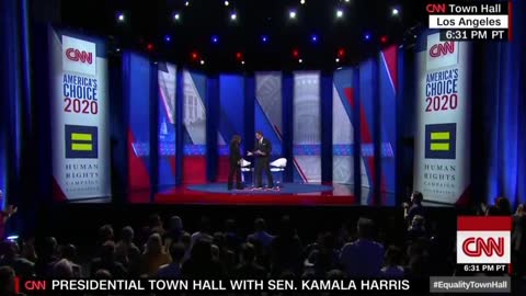 Kamala Harris lists her gender pronouns at CNN town hall