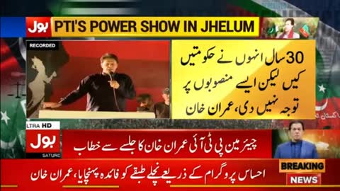 Imran Khan Stands With Jameel Farooqui - Imported Government Exposed - PTI Jalsa - Breaking News