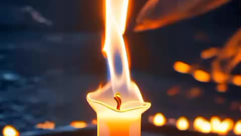 Amazing candle dance| grape attention