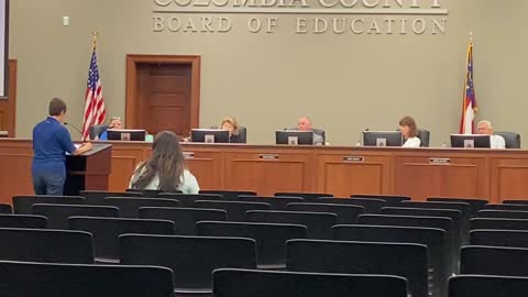 Columbia County GA Board Meeting June 14, 2022 (Janet Duggan speaking, part 2)