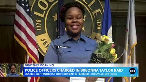 4 officers charged with federal crimes in Breonna Taylor's death