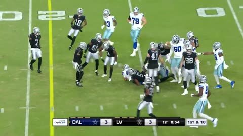 The Las Vegas Raiders On US Sports: Raiders vs. Cowboys Preseason Highlights