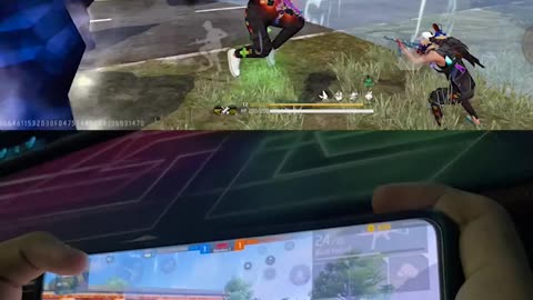 FREE FIRE 1 VS 4 GOD LEVEL CLUTCH 😈