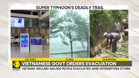 Super Typhoon Yagi pummel Vietnam: Four dead | WION