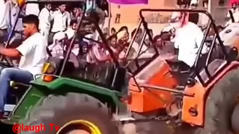 Funny Indian Tractor Video advanturous desi people