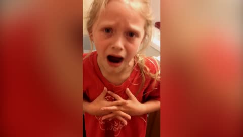 Little Girl Freaks Out Over Pulling Her Loose Tooth