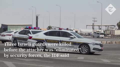 Three Israelis killed in terror attack on Jordan border crossing reported