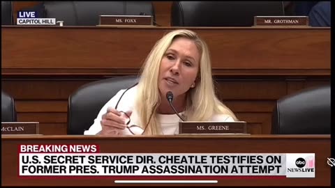 Ms. Taylor Green Secret Service Hearing