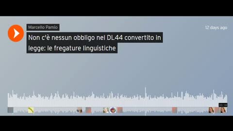 Non c'è nessun obbligo nel DL44 convertito in legge: le fregature linguistiche