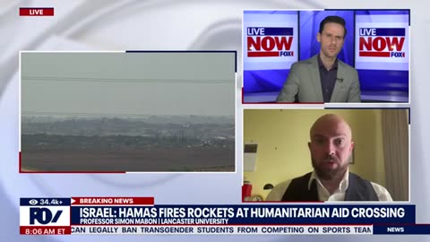 BREAKING: Hamas fires rockets at Gaza humanitarian aid crossing | LiveNOW from FOX