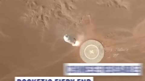 chinese reusable rocket fiery end captured by drone