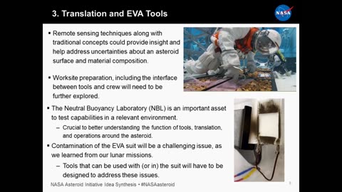 Asteroid Initiative Workshop - Summary Plenary Session