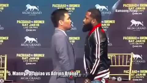 Manny Pacquiao Funniest Staredowns in Boxing