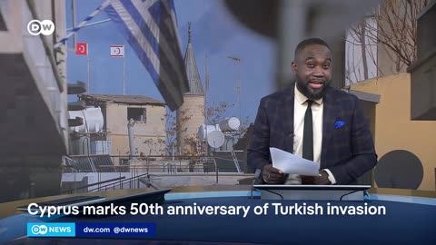 Cyprus marks 50th anniversary of Turkish invasion | DW News| Nation Now ✅