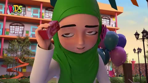 Raiqa Aur Areeba Ka Muqabla - New Episode Kaneez Fatima New Cartoon | 3D Animation | Kidsland