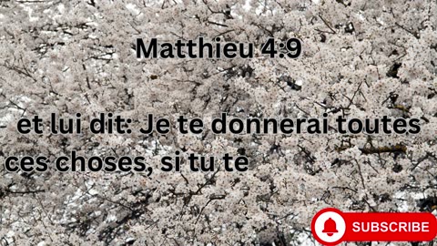 Matthieu 4:1-25: "La Tentation de Jésus et le Début de Son Ministère"