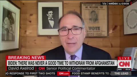 David Axelrod on Afghanistan withdrawal