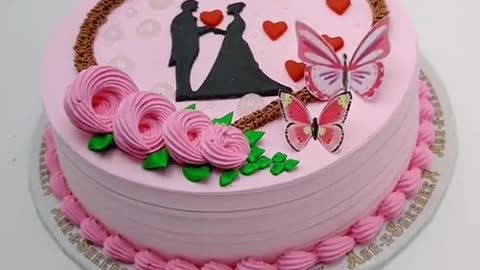 Couple celebration Cake decoration