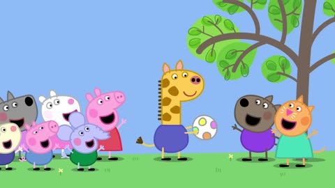 Peppa Pig New Episodes - Gerald Giraffe - Kids Videos