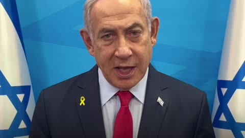 PM Netanyahu records a 10-second video where he says one sentence: