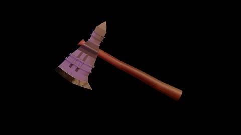 Axe Modeling in Blender 4.2