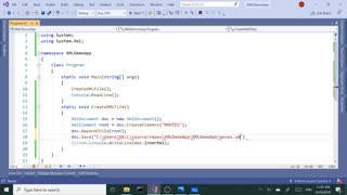 C# Creating XML File | Part 1