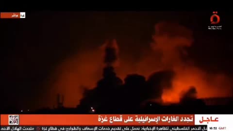 Palestinian television: Gaza is currently under non-stop fire. 80% of the electricity supply has been cut off all over the strip.