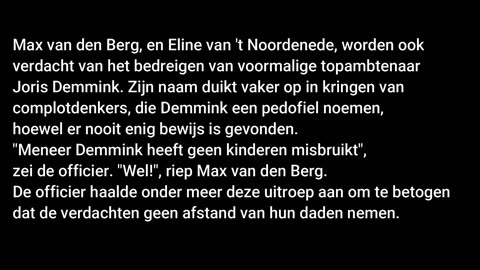 7. Max vd Berg FvD gestuurd Max kwam eerder al bij Joris Demmink en andere ambtenaren aan de deur