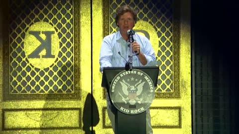 Tucker Carlson Opens For Kid Rock - Let Me Tell You My Fellow Americans