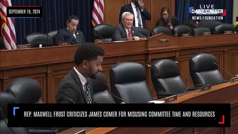 Rep. Maxwell Frost Criticizes James Comer For Misusing Committee Time And Resources