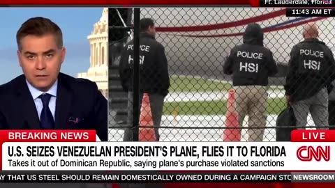 U.S. seizes Maduro's plane in the Dominican Republic.