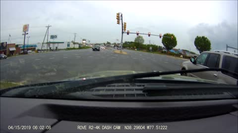 Trailer Gate Comes Flying at Car After Collision