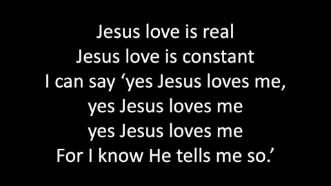 Jesus Love with lyrics