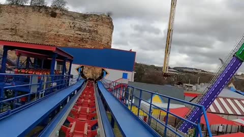 Let’s ride Superman at Six Flags Fiesta Texas!