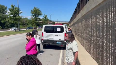 Cars in Tim Walz's motorcade have gotten into a crash