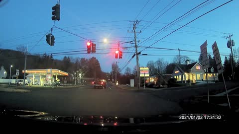 Riding lawnmower falls off moving truck