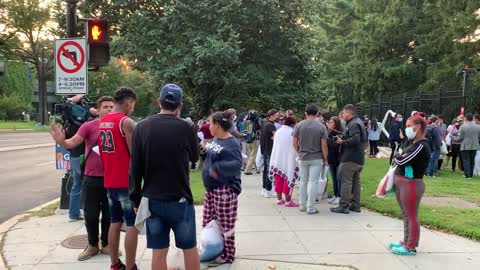 Bus Loads Of Migrants From Texas Dropped Off On Kamala's Doorstep In Washington D.C.