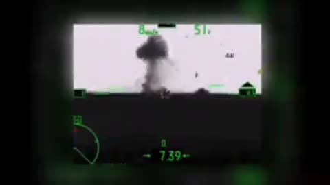 Russian Ka-52 Attack Heliopter Hits Ukrainian Vehicles