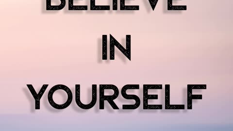 Unlock Your Potential: Believe in Yourself - A Motivational Short